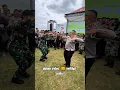 Joget Polisi Gendut Bikin Tentara Wanita Galfok‼️#shorts