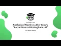 Analysis of Martin Luther King s Letter from a Birmingham Jail Free Report Sample