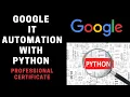 Google IT Automation with Python Professional Certificate