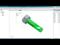 Solid edge Create 3D Bolt Screw