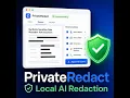 PrivateRedact Offline AI Redaction Tool No Cloud No Subscription