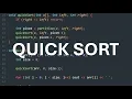Learn QUICK SORT in 10 minutes Explanation and Code
