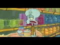 Squidward slowly becomes depressed in while in Tentacle Acres SpongeBob SquarePants Meme