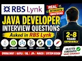 RBS Lynk Java Developer Real Interview Questions Spring Boot Kafka
