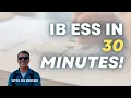 IB ESS in 30 minutes - Every topic at SL and HL