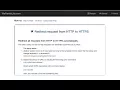 http to https redirect for tomcat server