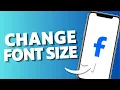 How to Change Font Size in Facebook Lite App Easy Guide 2025
