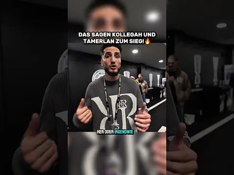 KOLLEGAH und TAMERLAN'S Worte zum SIEG!🙏RINGLIFE