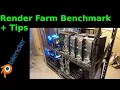 Home Render Farm for Blender Benchmarking the Farm