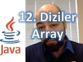 Java 12 - Diziler Arrays