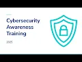 Cybersecurity Awareness Training FY 25-26 English