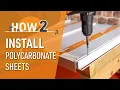 How to Install Polycarbonate Roofing Sheets Axiome