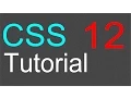 CSS Tutorial for Beginners - 12