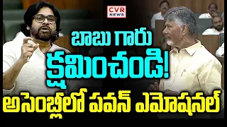 బాబు గారు క్షమించండి! | Pawan Kalyan Emotional Comments On Chandrababu | CVR News