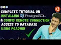 Install PostgreSQL on Ubuntu aws Server Config postgres for remote connection using pgadmin