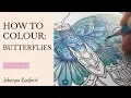 Colouring Tutorial How to Colour Butterflies lots of them