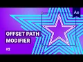 Offset path shape modifier After Effects