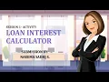 Session 1 Activity - Loan Interest Calculator using Python in Pictoblox