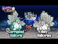 The Battle Cats - Corrupted Valkyrie VS Holy Valkyries