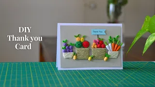 thank you card diy how to make a cute and easy thank you card step by step tutorial