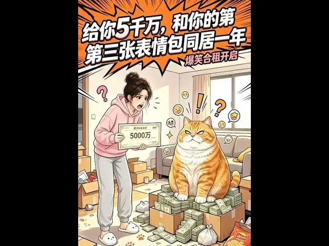 给你5千万，和你的第三张表情包同居一年