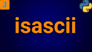 Python String isascii