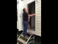 How to measure a mobile home outswing door unit