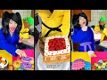 Download Lagu Ice cream challenge! Giant chocolate vs strawberry cake mukbang