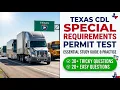 CDL Special Requirements Texas Permit Test Pass Section 14 First Try 2026 Edition