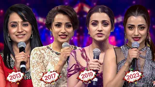 gorgeous trishas celebrating moments at south movie awards birthday special