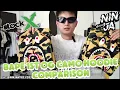 Bape 1st OG Camo Yellow Shark Hoodie Comparison Dhgate vs Ninjahype vs StockX which worth having