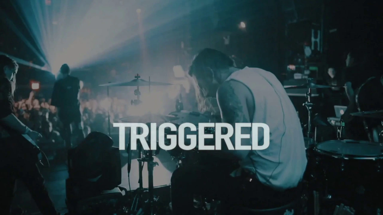 TRIGGERED (CHASE ATLANTIC) - LIVE DRUM FOOTAGE