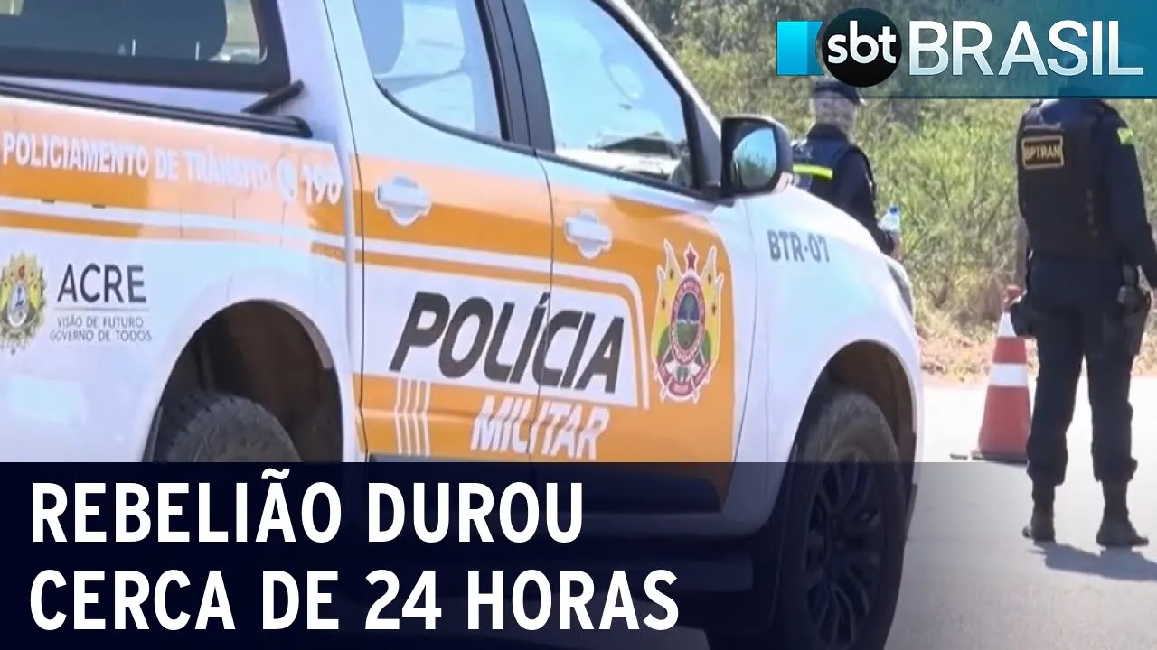 Rebelião em presídio no Acre chega ao fim | SBT Brasil (27/07/23)