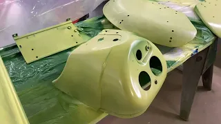 Oliver 550 Rebuild Modifying the dash More Painting Ep 17