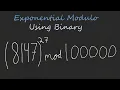 Modular Exponentiation Made Easy Fast Binary Method Explained Step by Step