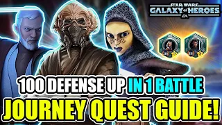 100 Defense Up In 1 Battle Get The LST s For Ahsoka Tano and Jedi Knight Anakin EASY SWGoH