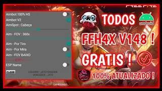 😱SAIU!!😱 MOD MENU FFH4X V148 CRACKED FF 1.130.X 100%ANTBLACKLIST - ANTIBAN!