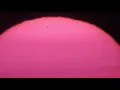 Charlotte NC - August 20 2023 Sunrise With Sunspots Visible