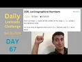 Daily LeetCode Challenge Day 67 Lexicographical Numbers