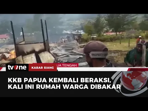 Kembali Berulah, KKB Bakar Rumah Warga dan Tower BTS