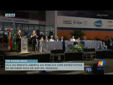 Vila da Regata aberta ao público com expectativa de receber mais de 500 mil pessoas