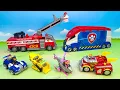 Lagu Marshall and Chase rescue the pig from the fire! Paw Patrol, Dinosaur, Fire Truck | Nickelodeon
