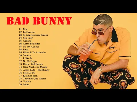 Download MP3 Bad Bunny Mix 2021 - Bad Bunny Sus Mejores Exitos 2021