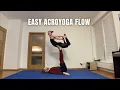 Easy Acroyoga Flow for slight intermediates