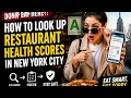 How to look up restaurant health inspection scores in New York City