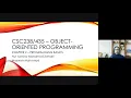 CSC435 Chapter 2 Programming basics part1