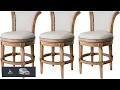 Maven Lane Pullman Bar Stool 31 Inches Set of 3