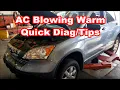 Honda Blowing Warm No AC Quick - CRV Accord Civic Pilot Odyssey etc