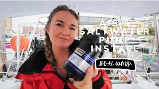 INSTALLING our AIS & SALT WATER DECK WASH 💦