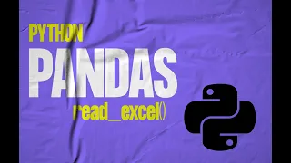 Python Pandas - an Excel file using read